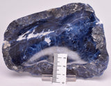 SODALITE CRYSTAL CARVED DISH P443