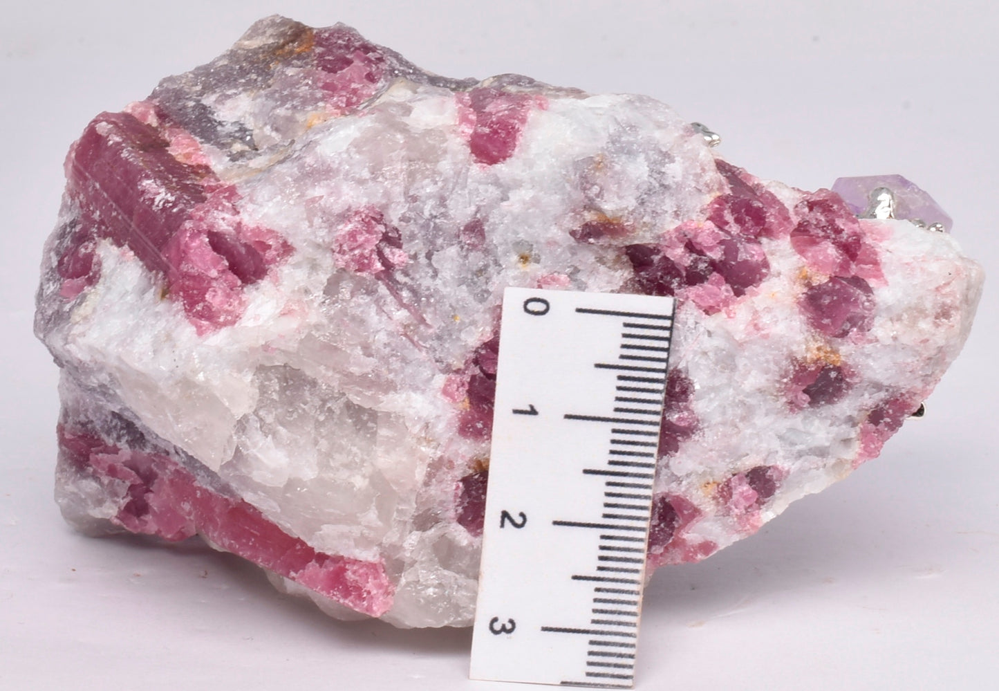 PINK TOURMALINE with AMETHYST TREE P831