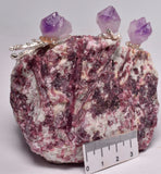 PINK TOURMALINE with AMETHYST TREE P977