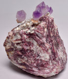 PINK TOURMALINE with AMETHYST TREE P977