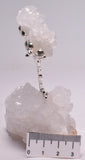 QUARTZ NATURAL CRYSTAL CLUSTER WITH SILVER TREE AND QUARTZ POINTS P980