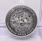 LUNAR METEORITE NWA in COLLECTORS COIN 11273 Found 2017 Algeria MT137