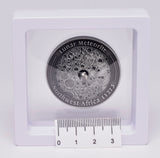 LUNAR METEORITE NWA in COLLECTORS COIN 11273 Found 2017 Algeria MT101