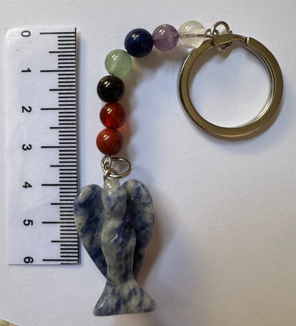 Chakra Sodalite Angel Key Ring P111