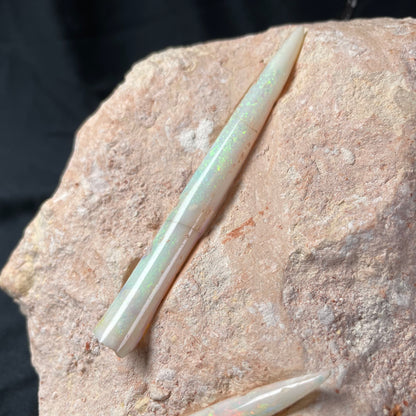 2 x OPAL BELEMNITE FOSSILS in matrix GOB012