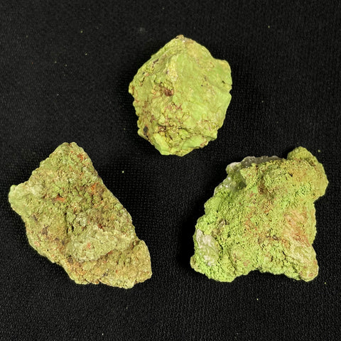 Gaspeite Rough (3 pieces) XRG005