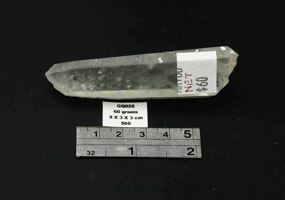 QUARTZ NATURAL CRYSTAL POINT GQ026