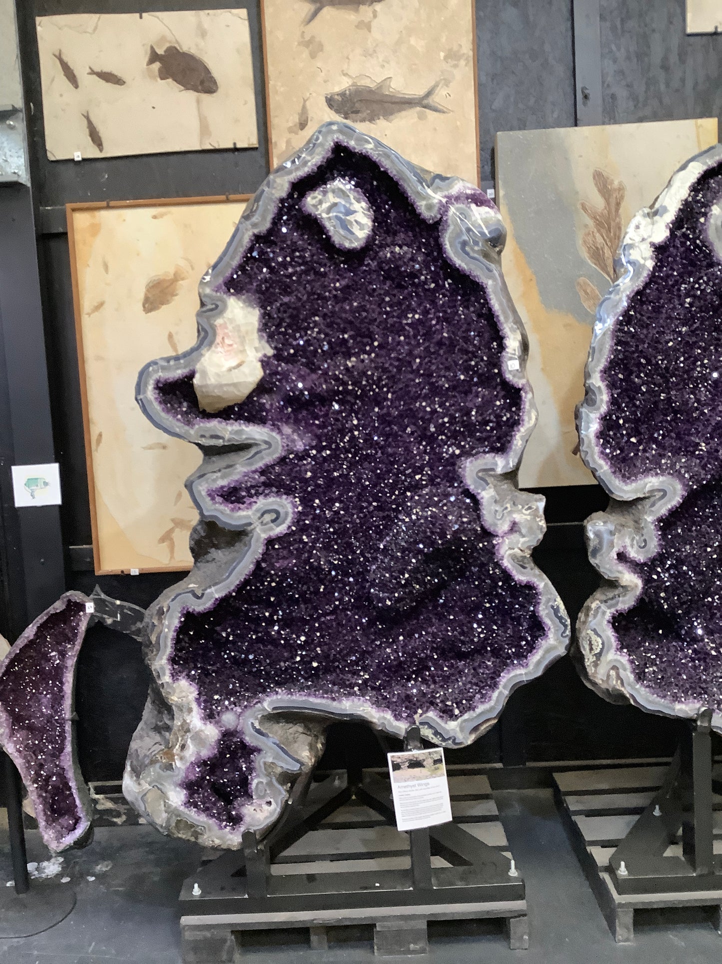 Amethyst Crystal Angel Wings