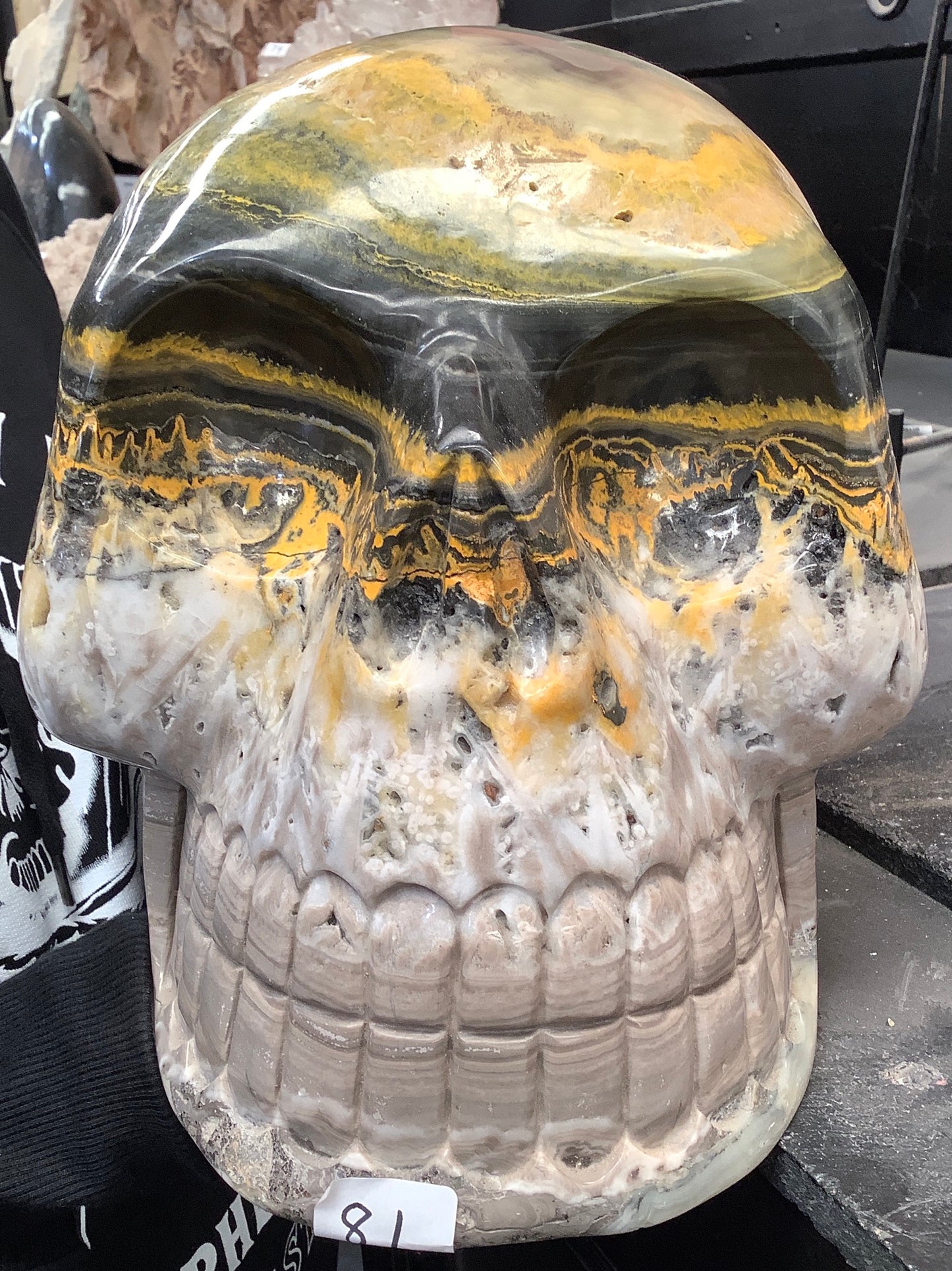 Bumblebee Skull Carving