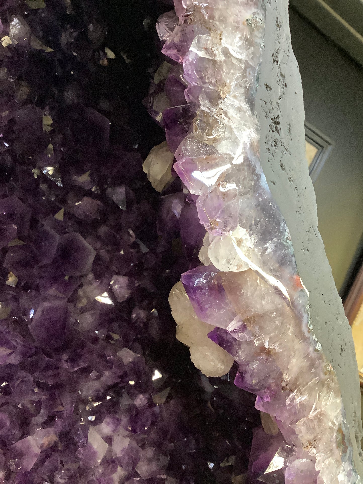 Amethyst Crystal Angel Wing