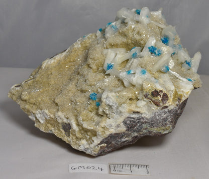 CAVANSITE NATURAL FREEFORM CLUSTER GM024