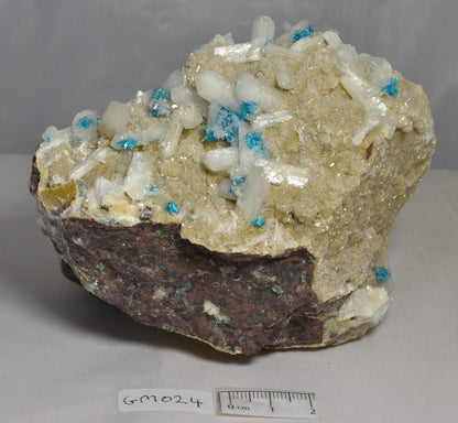 CAVANSITE NATURAL FREEFORM CLUSTER GM024