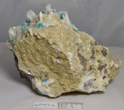 CAVANSITE NATURAL FREEFORM CLUSTER GM024