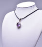 Amethyst Faceted Crystal Pendant J31