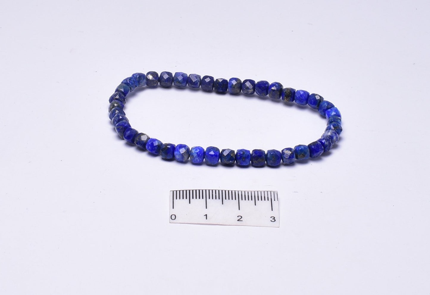 LAPIS LAZULI BEADED BRACELET J09