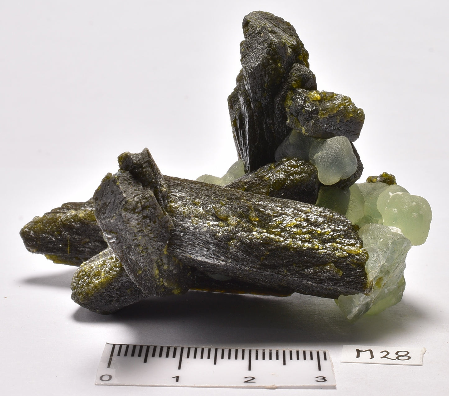 PREHNITE with EPIDOTE, Malawi, Africa M28