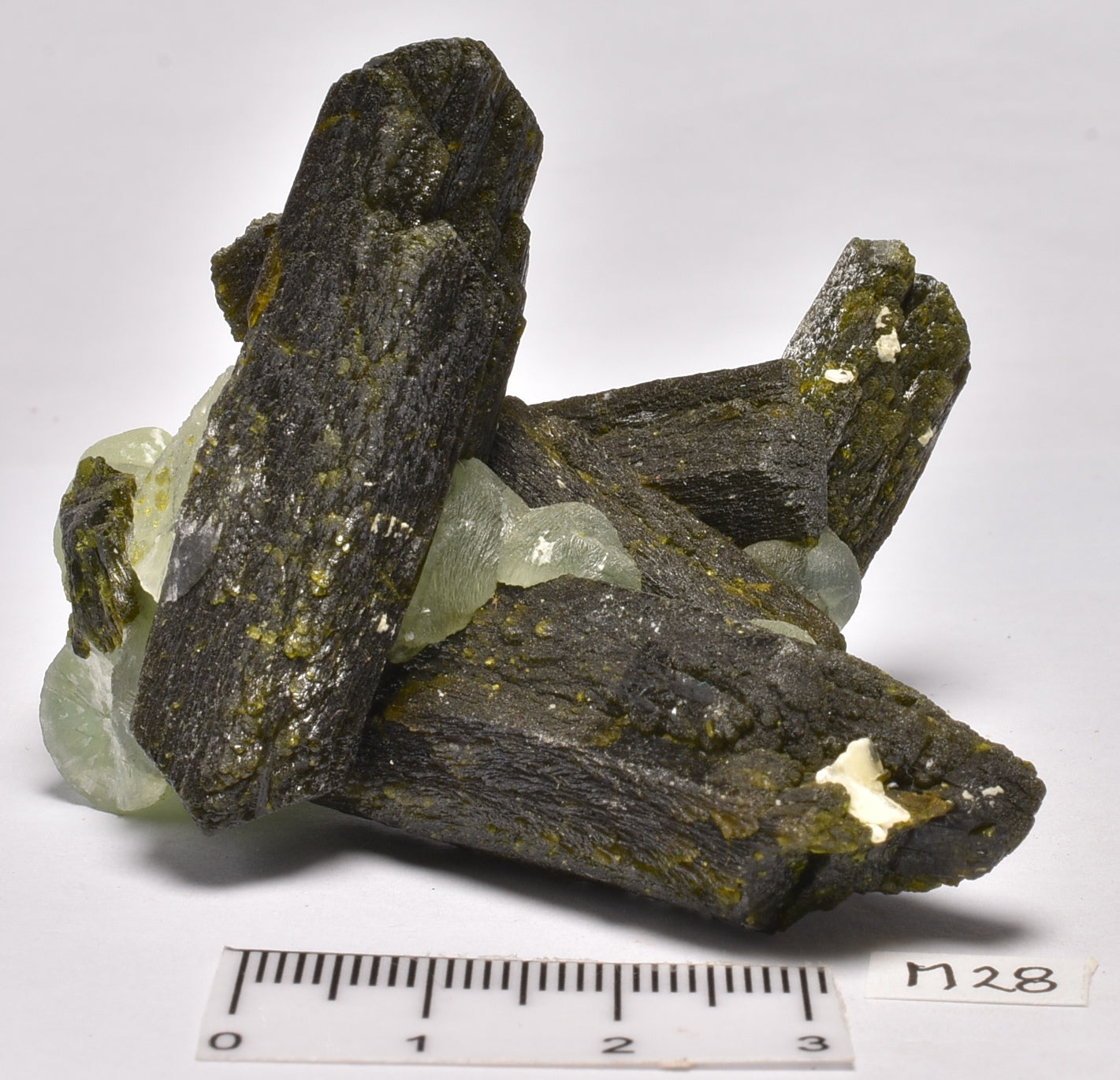 PREHNITE with EPIDOTE, Malawi, Africa M28