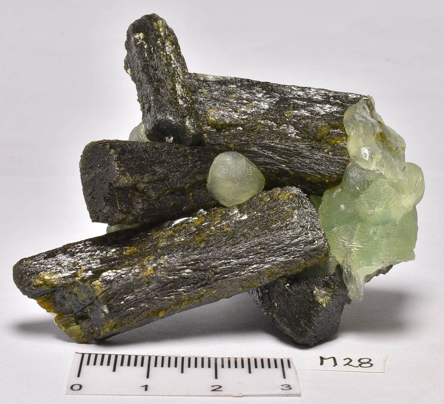 PREHNITE with EPIDOTE, Malawi, Africa M28