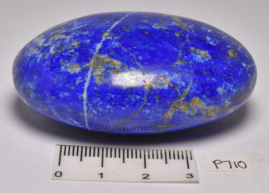 LAPIS LAZULI POLISHED CRYSTAL PALM STONE P710