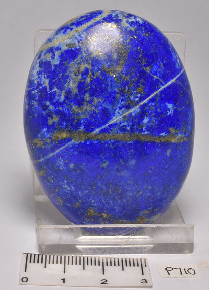 LAPIS LAZULI POLISHED CRYSTAL PALM STONE P710