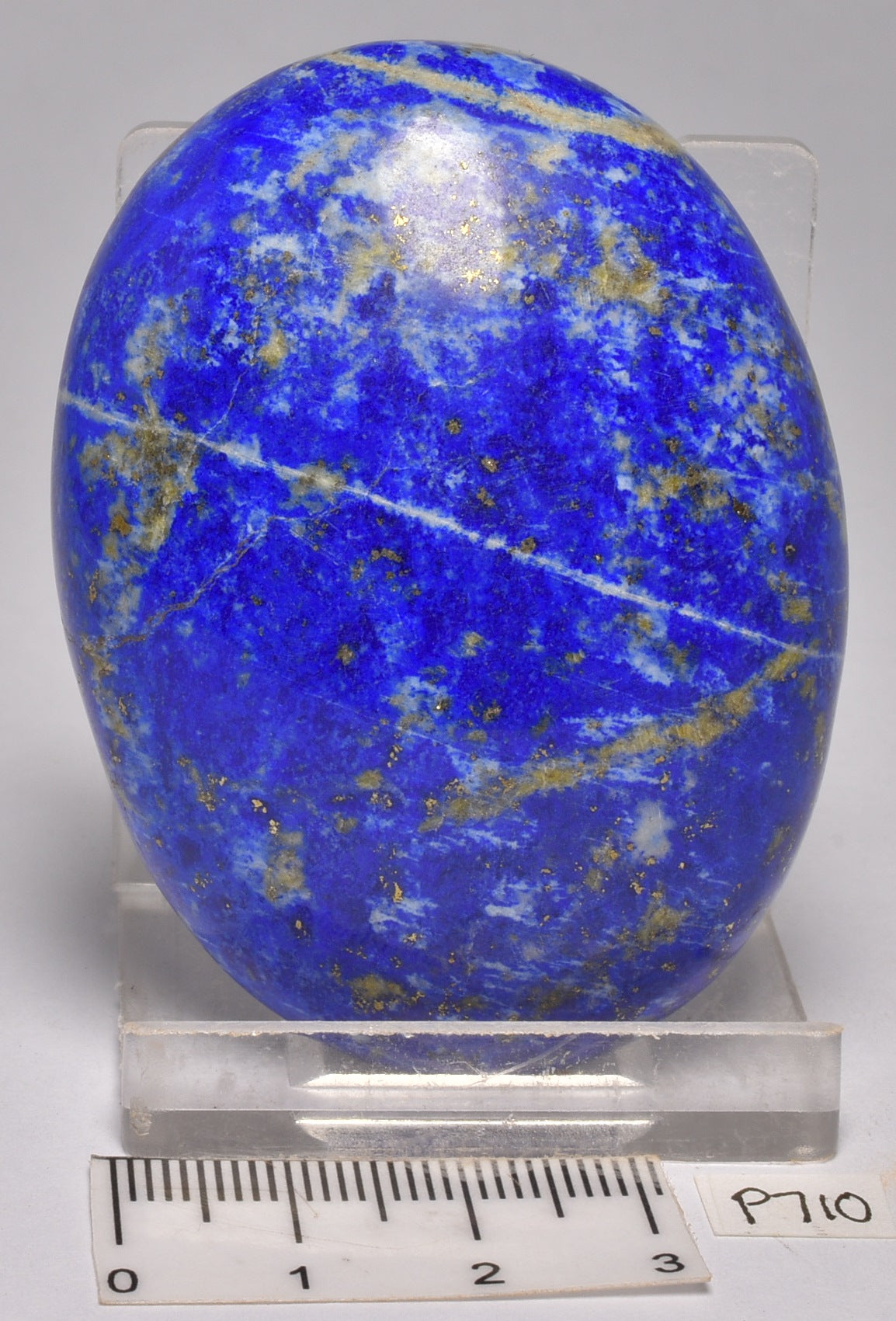 LAPIS LAZULI POLISHED CRYSTAL PALM STONE P710