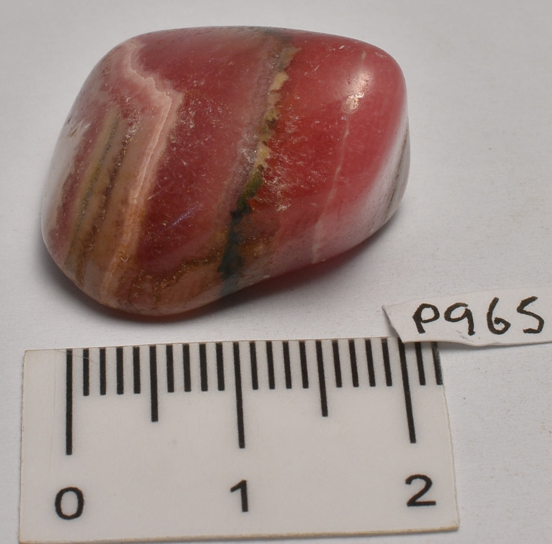 RHODOCHROSITE POLISHED CRYSTAL TUMBLE STONE P965