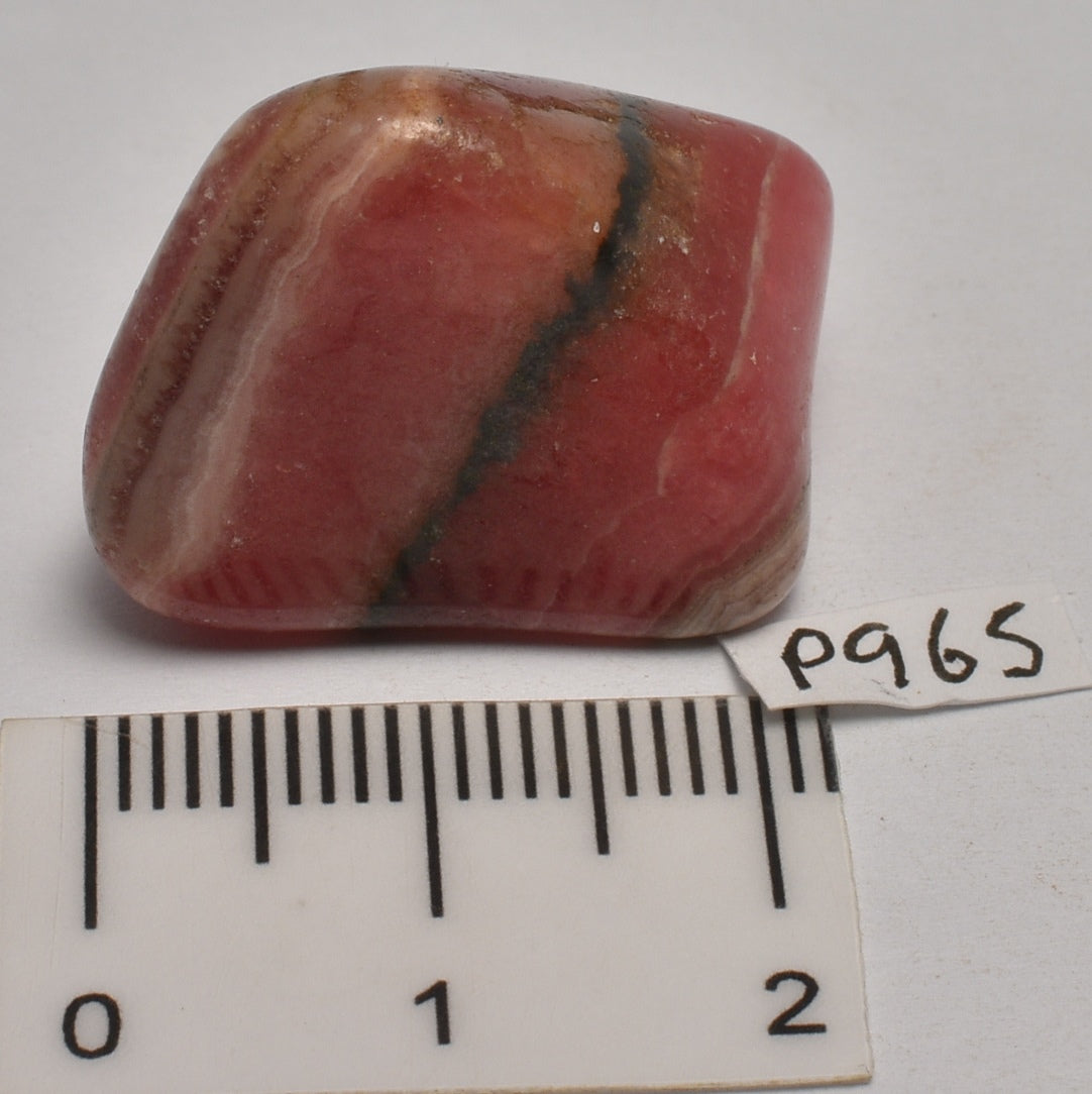 RHODOCHROSITE POLISHED CRYSTAL TUMBLE STONE P965