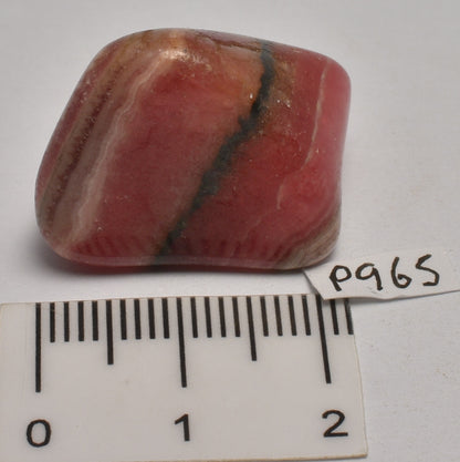 RHODOCHROSITE POLISHED CRYSTAL TUMBLE STONE P965