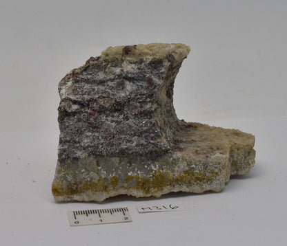 ALMANDINE GARNET, QUARTZ AND BIOTITE, AUSTRALIAN ANTARTIC TERRITORY M316