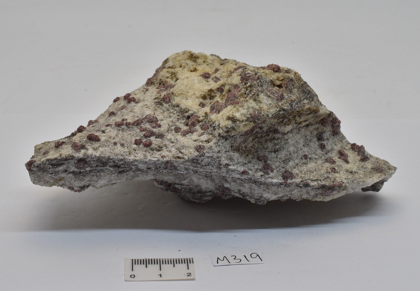 ALMANDINE GARNET, QUARTZ AND BIOTITE, AUSTRALIAN ANTARTIC TERRITORY M319