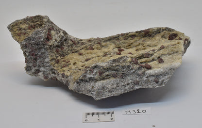 ALMANDINE GARNET, QUARTZ AND BIOTITE, AUSTRALIAN ANTARTIC TERRITORY M320