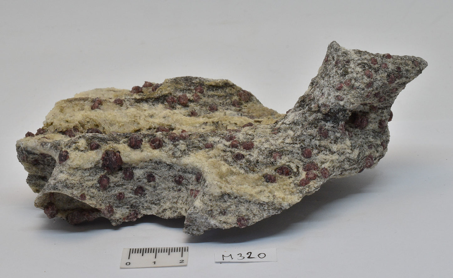 ALMANDINE GARNET, QUARTZ AND BIOTITE, AUSTRALIAN ANTARTIC TERRITORY M320