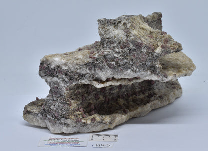 ALMANDINE GARNET, QUARTZ AND BIOTITE, AUSTRALIAN ANTARTIC TERRITORY M45