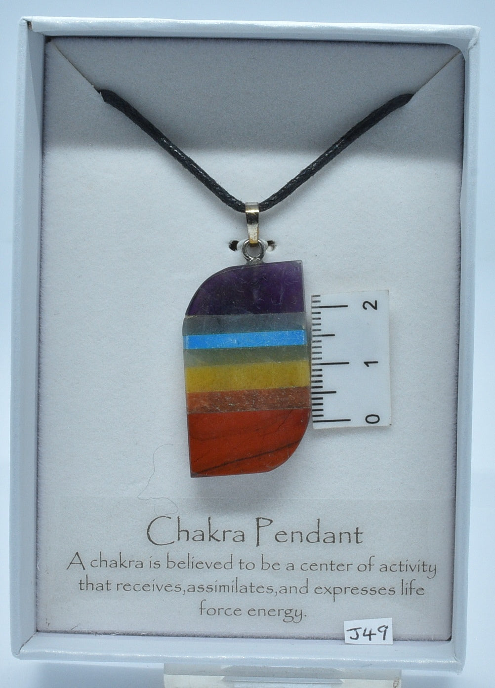 CHAKRA CRYSTAL PENDANT J49