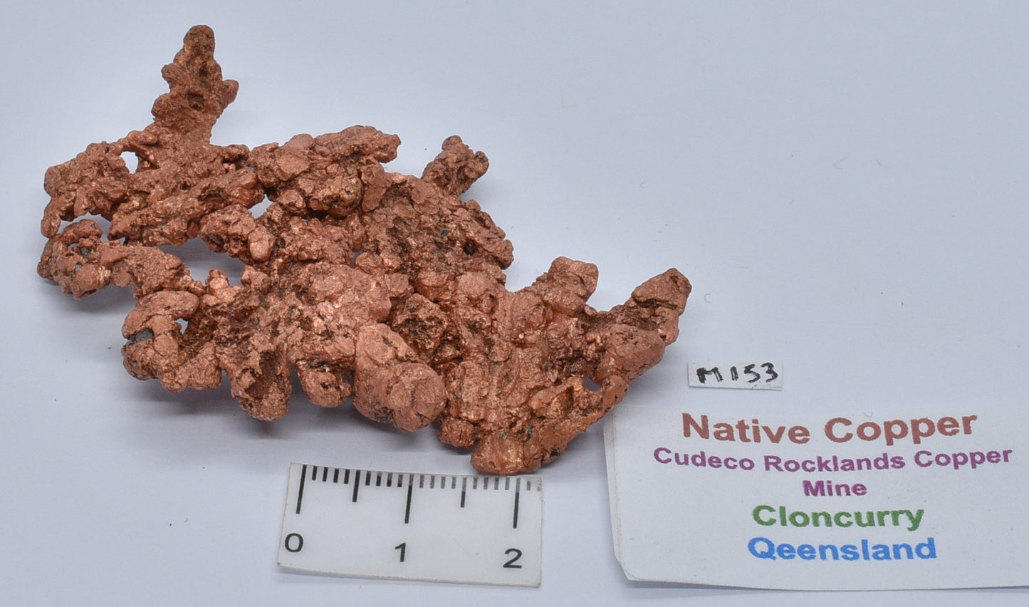 NATIVE COPPER, CLONCURRY, QUEENSLAND, AUSTRALIA M153