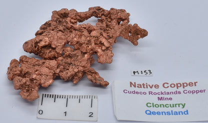 NATIVE COPPER, CLONCURRY, QUEENSLAND, AUSTRALIA M153