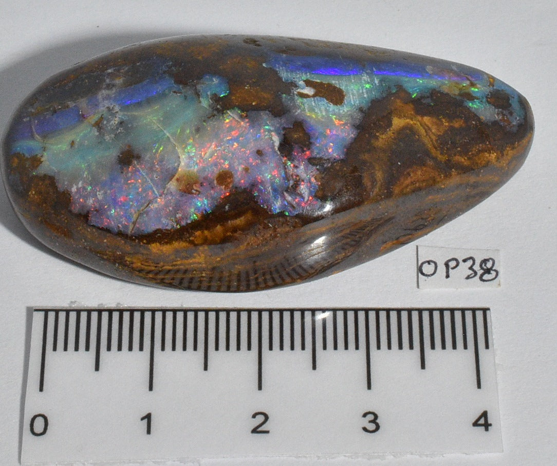 BOULDER OPAL Polished, Koroit, Queensland, Australia OP02