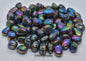 TITANIUM AURA QUARTZ TUMBLES 1 KILO T21