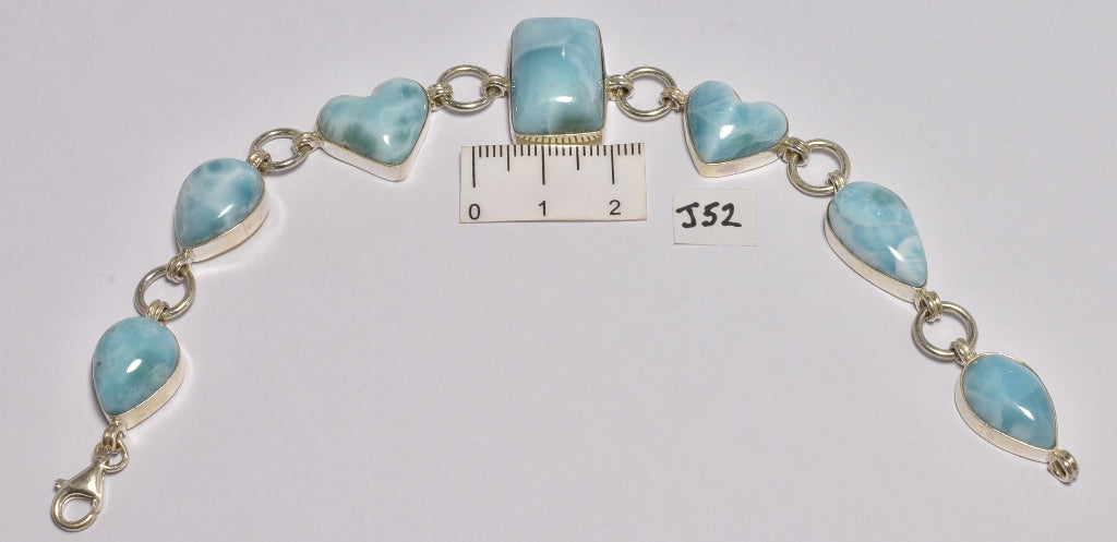 LARIMAR BRACELET set in Sterling Silver J52