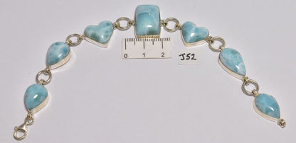 LARIMAR BRACELET set in Sterling Silver J52