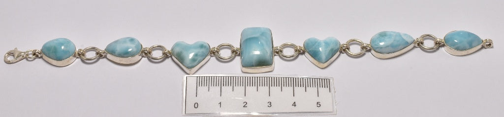 LARIMAR BRACELET set in Sterling Silver J52