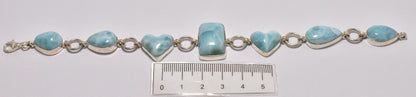 LARIMAR BRACELET set in Sterling Silver J52