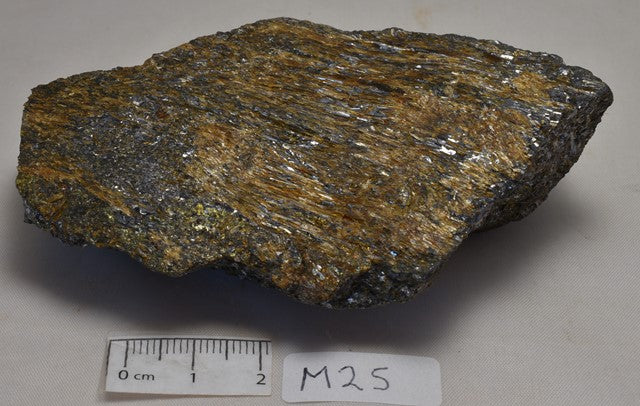 WOLLASTONITE on GALENA, Broken Hill NSW, Australia (M25)