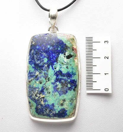 AZURITE & MALACHITE PENDANT J98