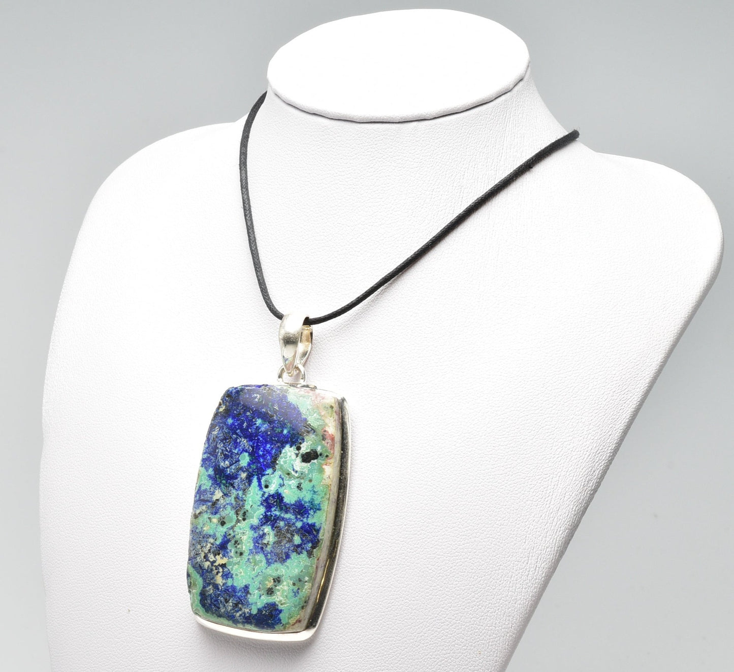 AZURITE & MALACHITE PENDANT J98