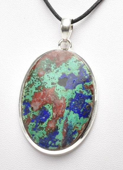 AZURITE & MALACHITE PENDANT J97