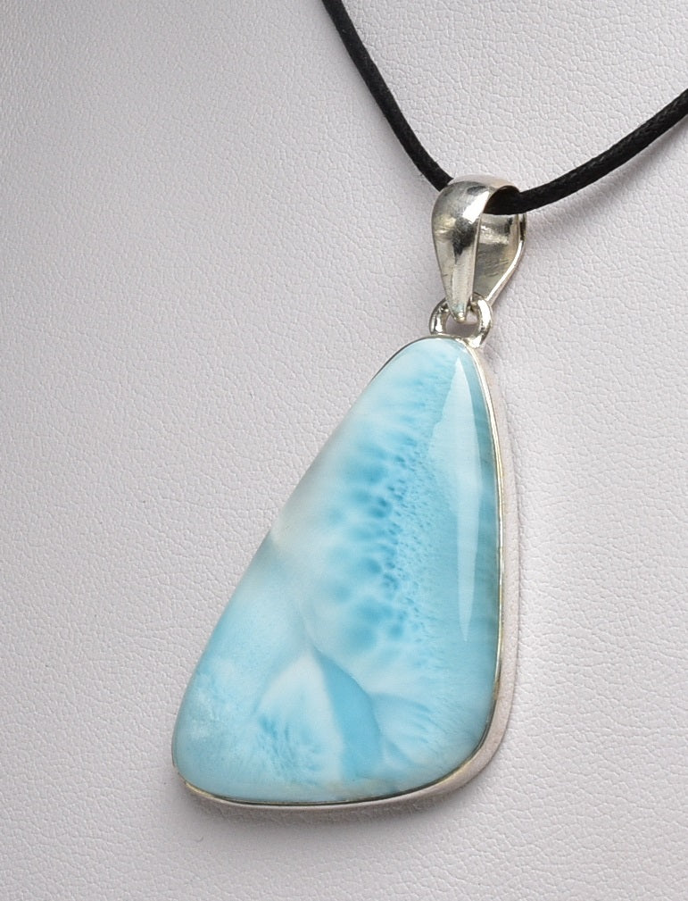 LARIMAR TRIANGLE PENDENT J73