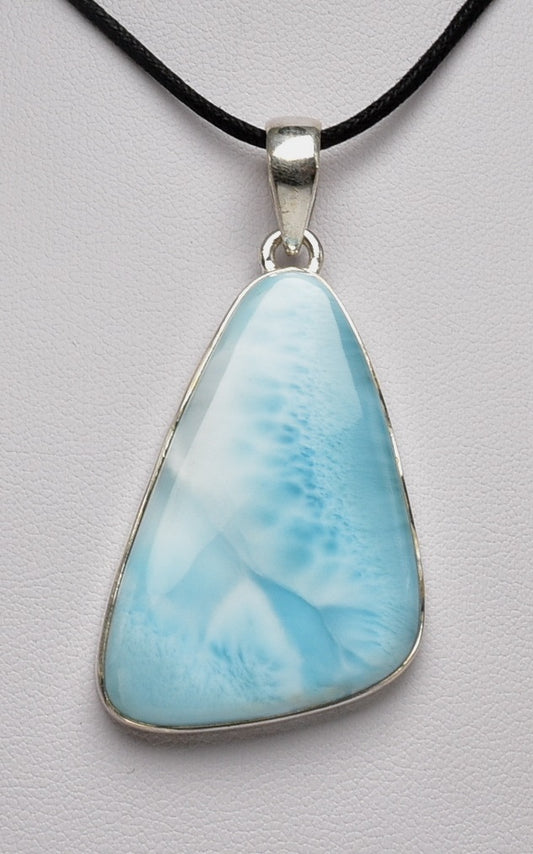 LARIMAR TRIANGLE PENDENT J73