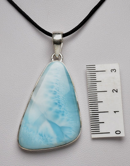 LARIMAR TRIANGLE PENDENT J73