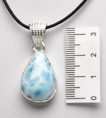 LARIMAR TEAR DROP PENDENT J71